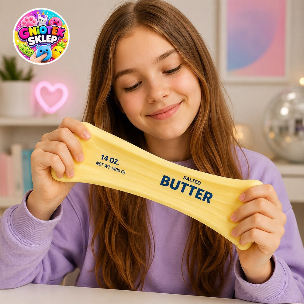 NSG Gniotek Masło Butter XXL 25 cm – ogromny gniotek antystresowy Squishy | Gniotek Sklep