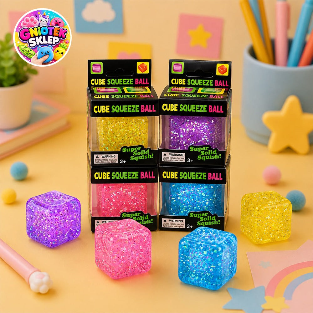 NSG Gniotek Kostka Cube Squishy – oryginalny gniotek antystresowy | Gniotek Sklep