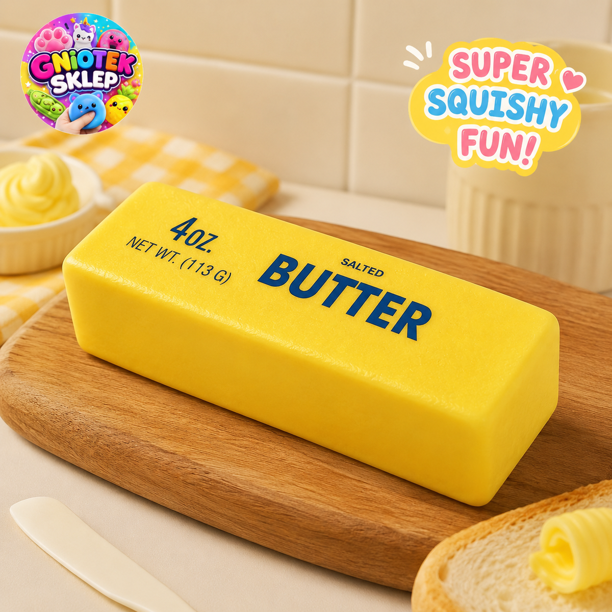 NSG Gniotek Butter Squishy – oryginalny gniotek antystresowy | Gniotek Sklep
